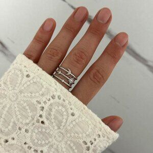 SKU:0017 Silver ring, vintage vibe , moon , sun , stars Stainless Steel